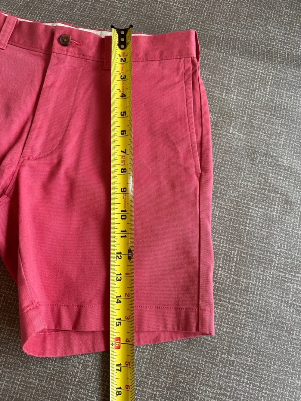 J Crew Mercantile Flex Men's Chino Shorts Size 29 Salmon Pink Stretch 8